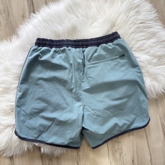 L.L.Bean Men's All-Adventure Swim Shorts Medium Blue - Picture 3 of 4